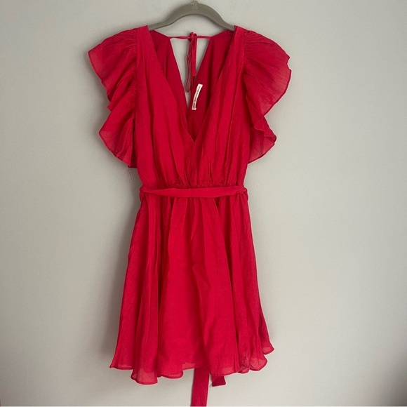 Hello Molly Red Read Your Texts Dress - Picture 2 of 4